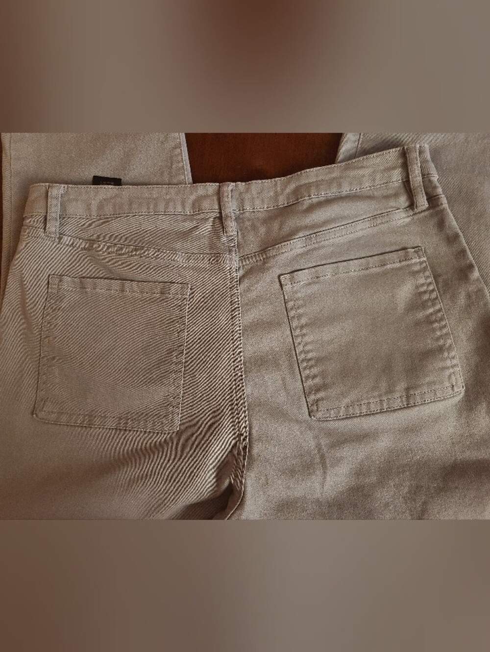 Banana Republic Gray Utility Chino Pants, Women's Size 12 - Picture 6 of 9
